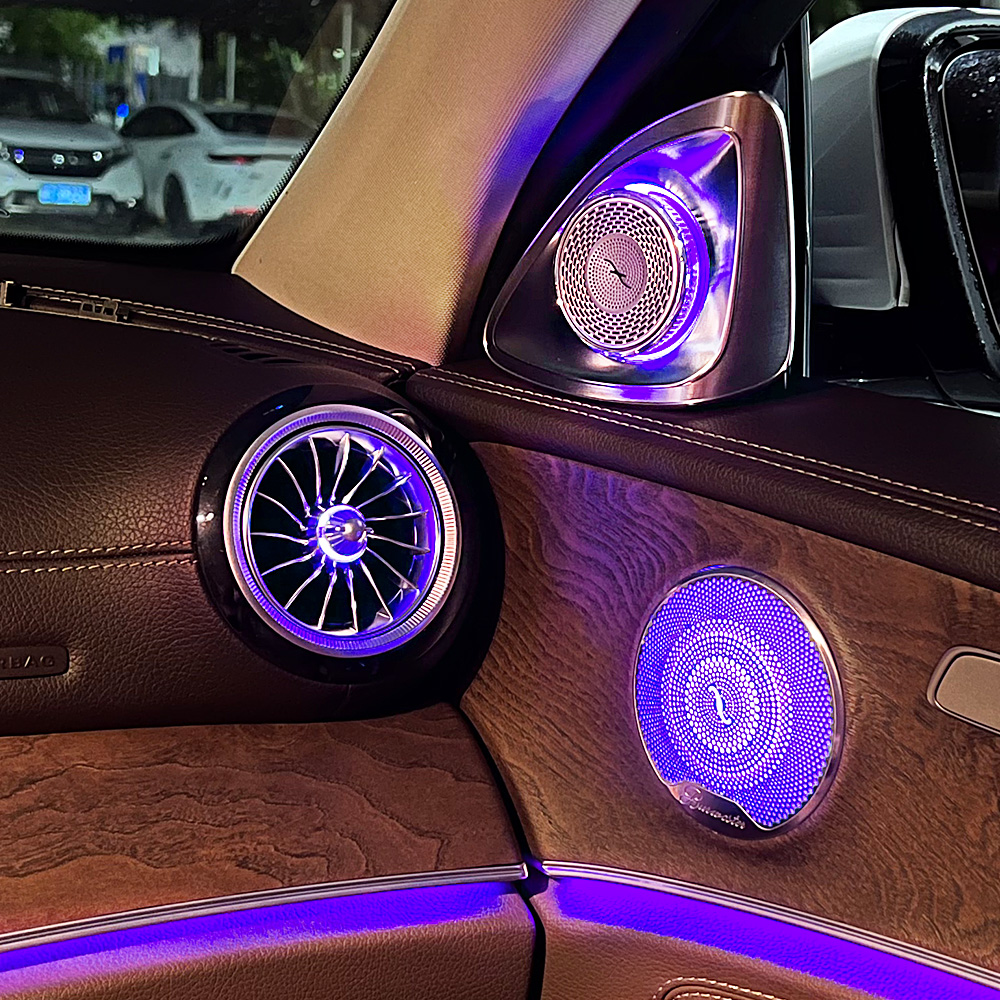 Mercedes-Benz GLC X253 4D Burmester Speaker Rotating Tweeter 64 Colors Ambient Light
