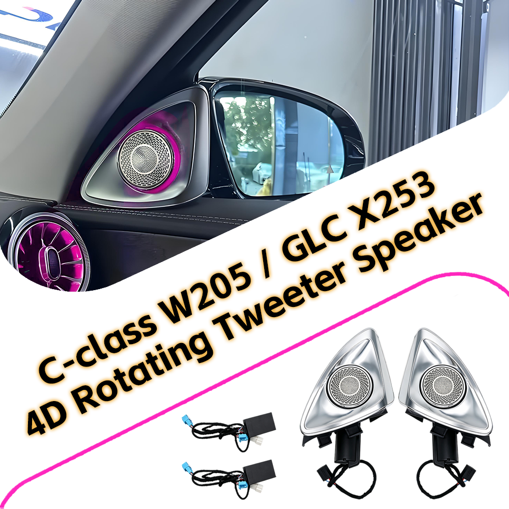 Mercedes-Benz GLC X253 4D Burmester Speaker Rotating Tweeter 64 Colors Ambient Light