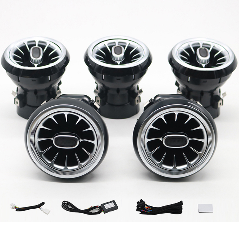 Mercedes-Benz A-class W176 Interior Front Turbine Air Vent Multicolor Led Ambient Light Ac Vents