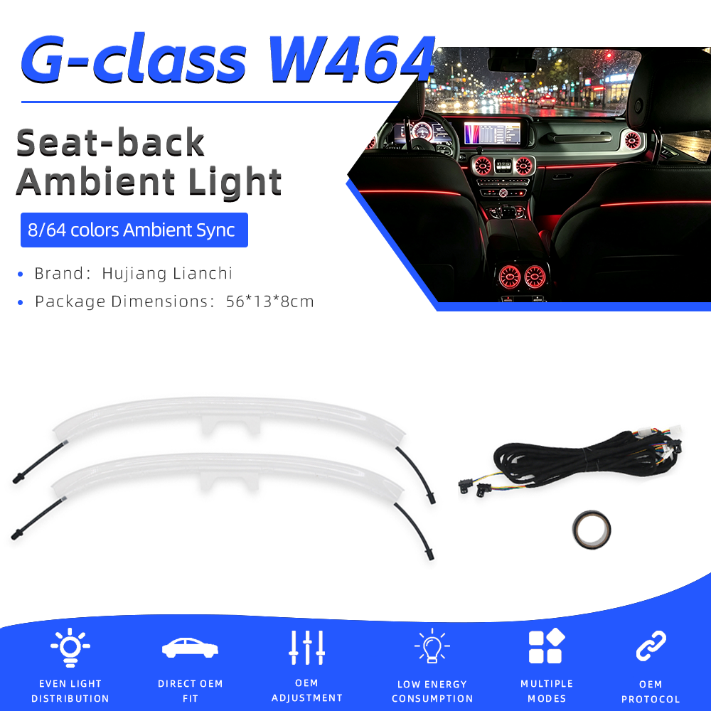  LED car seat back ambient light