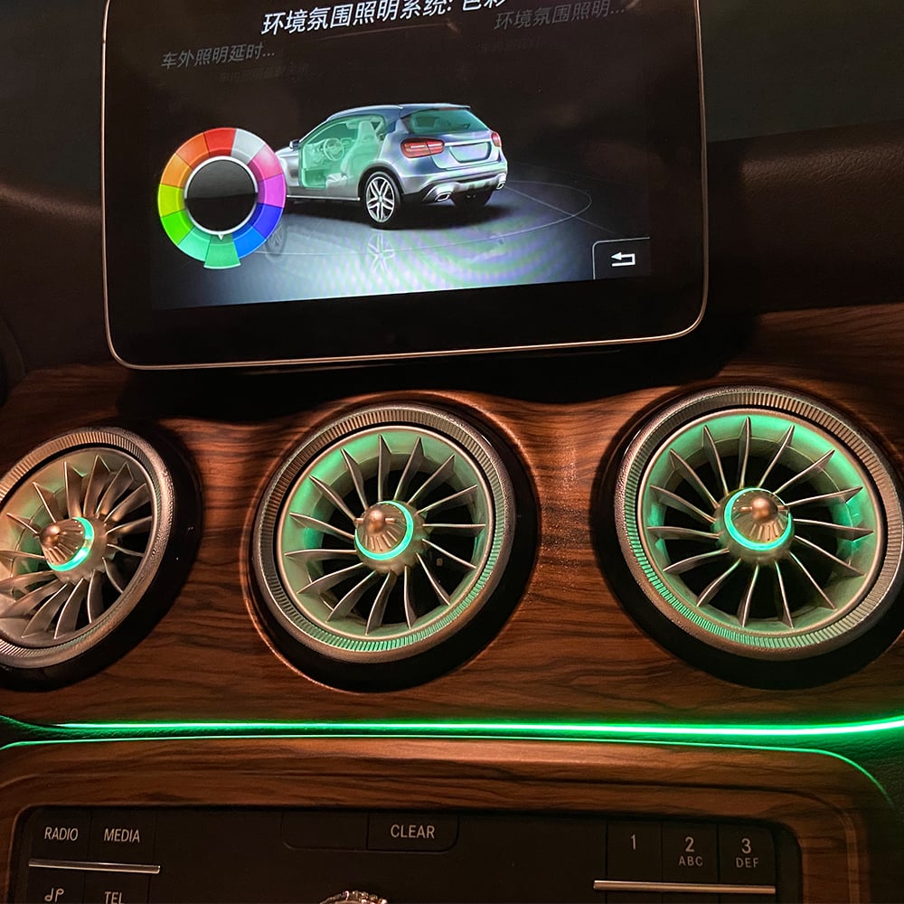 bmw car door speaker cover tweeter speaker multicolor ambient light-14
