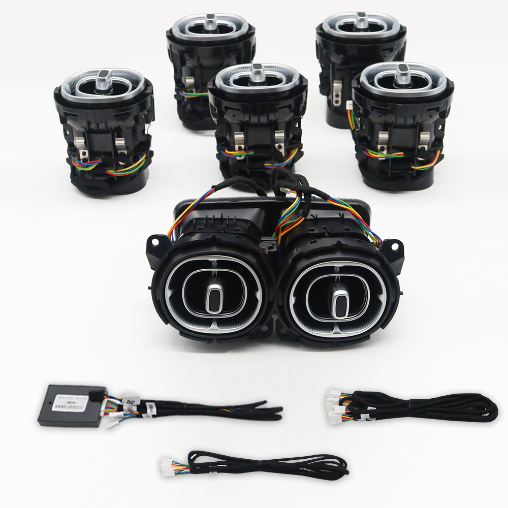 Mercedes-Benz New C-class W206 Front And Rear Turbo Air Vent 64 Colors Ambient Light