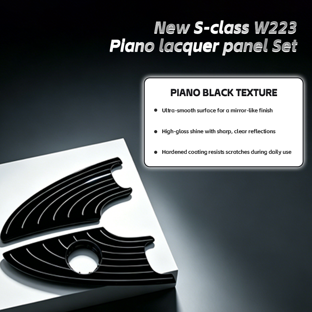 Mercedes Benz W223 Interior Panel Piano Trim Six-piece Piano Paint Kit S450 S480 S500 Maybach