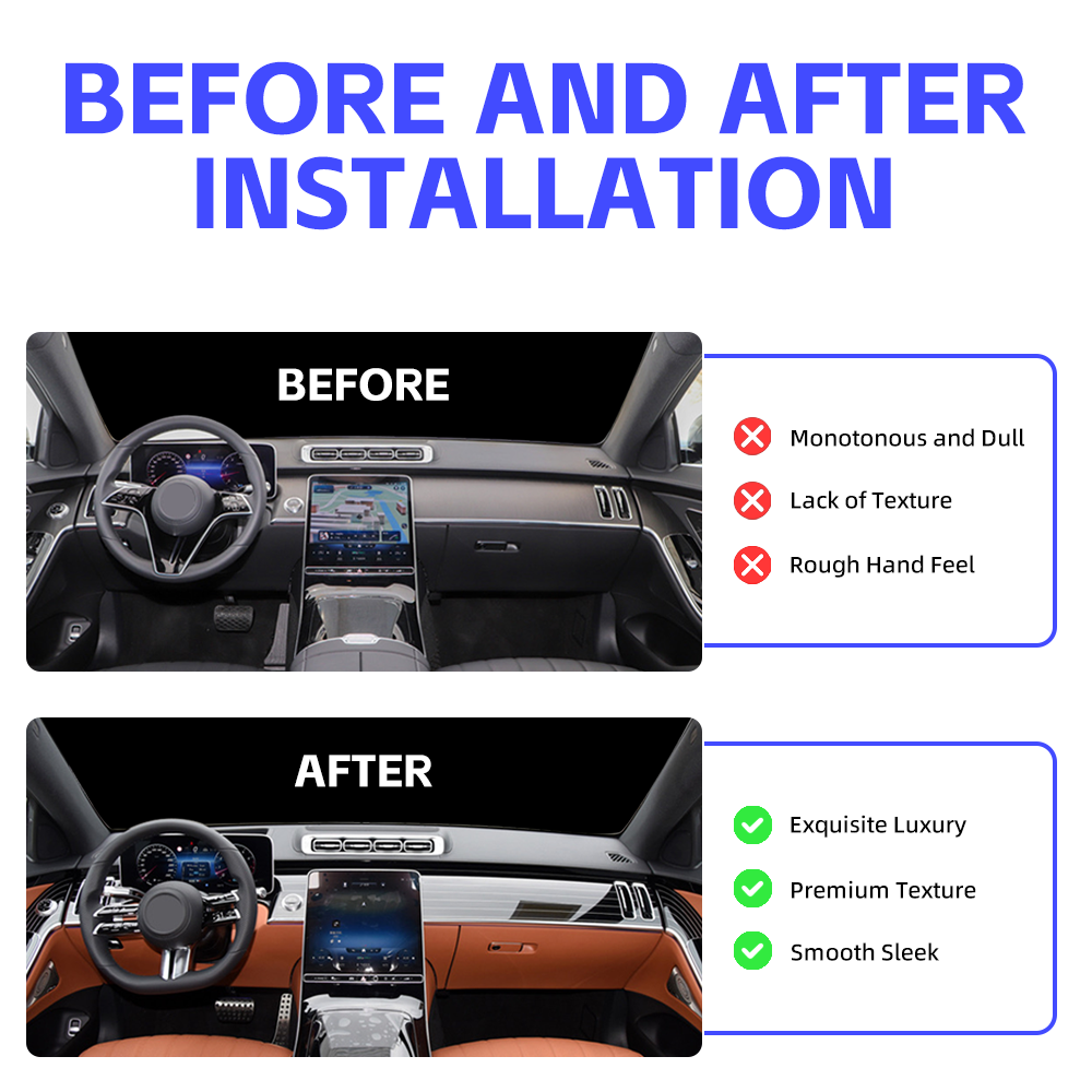 Mercedes Benz W223 Interior Panel Piano Trim Six-piece Piano Paint Kit S450 S480 S500 Maybach