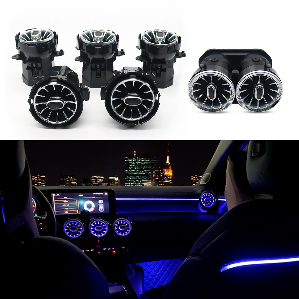 Mercedes-Benz A-Class W177 CLA W118 Multicolor Air Condition Speaker cover Retrofit 64 Colors LED Ambient Light 
