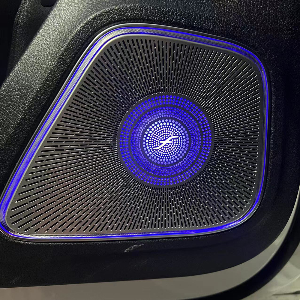 Mercedes-Benz A-class W177 Car Door Luminous Speaker Cover 64 Colors Ambient Lighting Decorative Cover