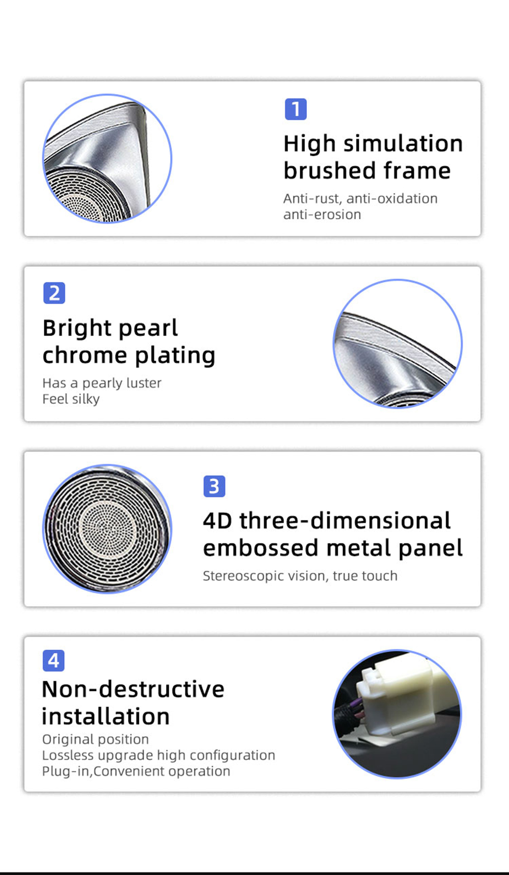 mercedes w205 interior 4d burmester tweeter speaker atmosphere lamp 64 colors ambient light-9