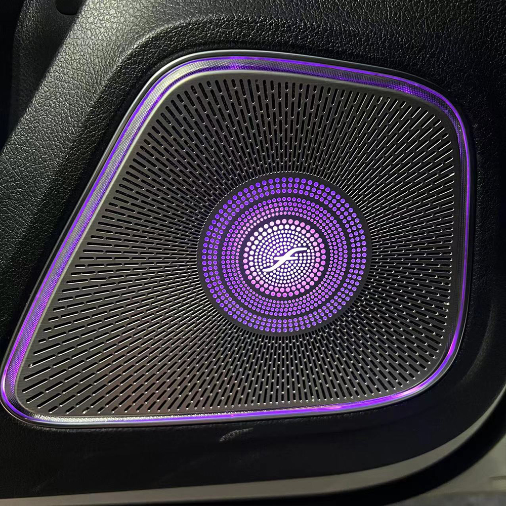 Mercedes-Benz A-class W177 Car Door Luminous Speaker Cover 64 Colors Ambient Lighting Decorative Cover