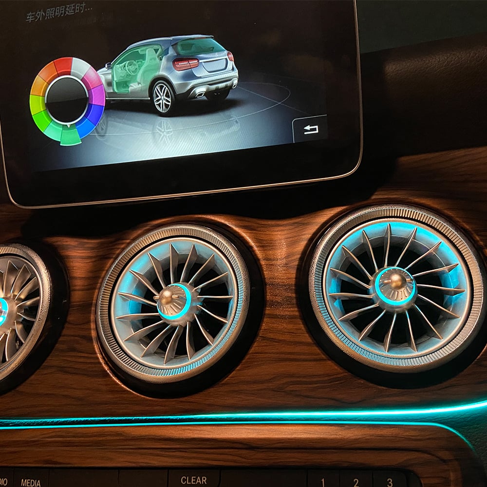 bmw car door speaker cover tweeter speaker multicolor ambient light-15