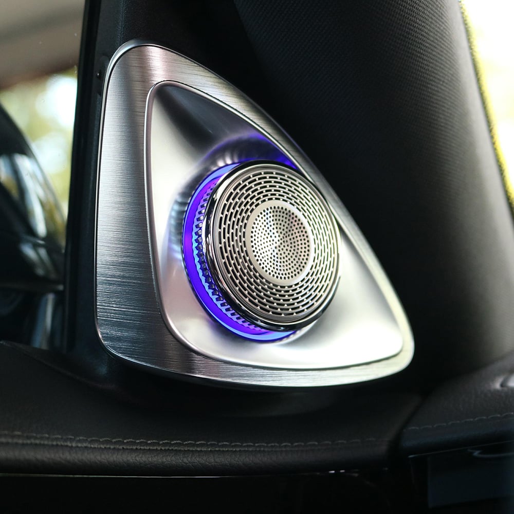 Mercedes S-class W223 Audio Speakers 4D Rotating Tweeter Speaker 64 Colors Ambient Light