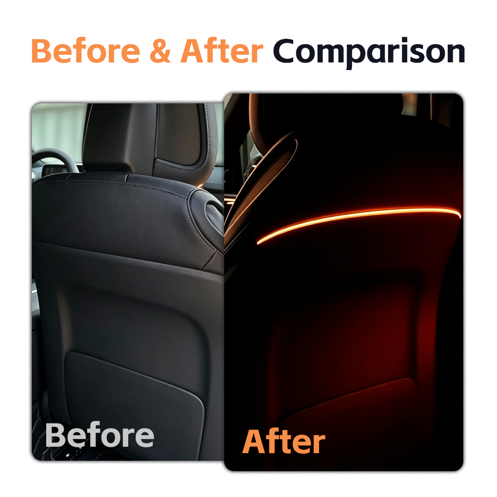 Mercedes-Benz GLC X253 High Quality Colorful LED Ambient Light Car Seat Back Atmosphere Light