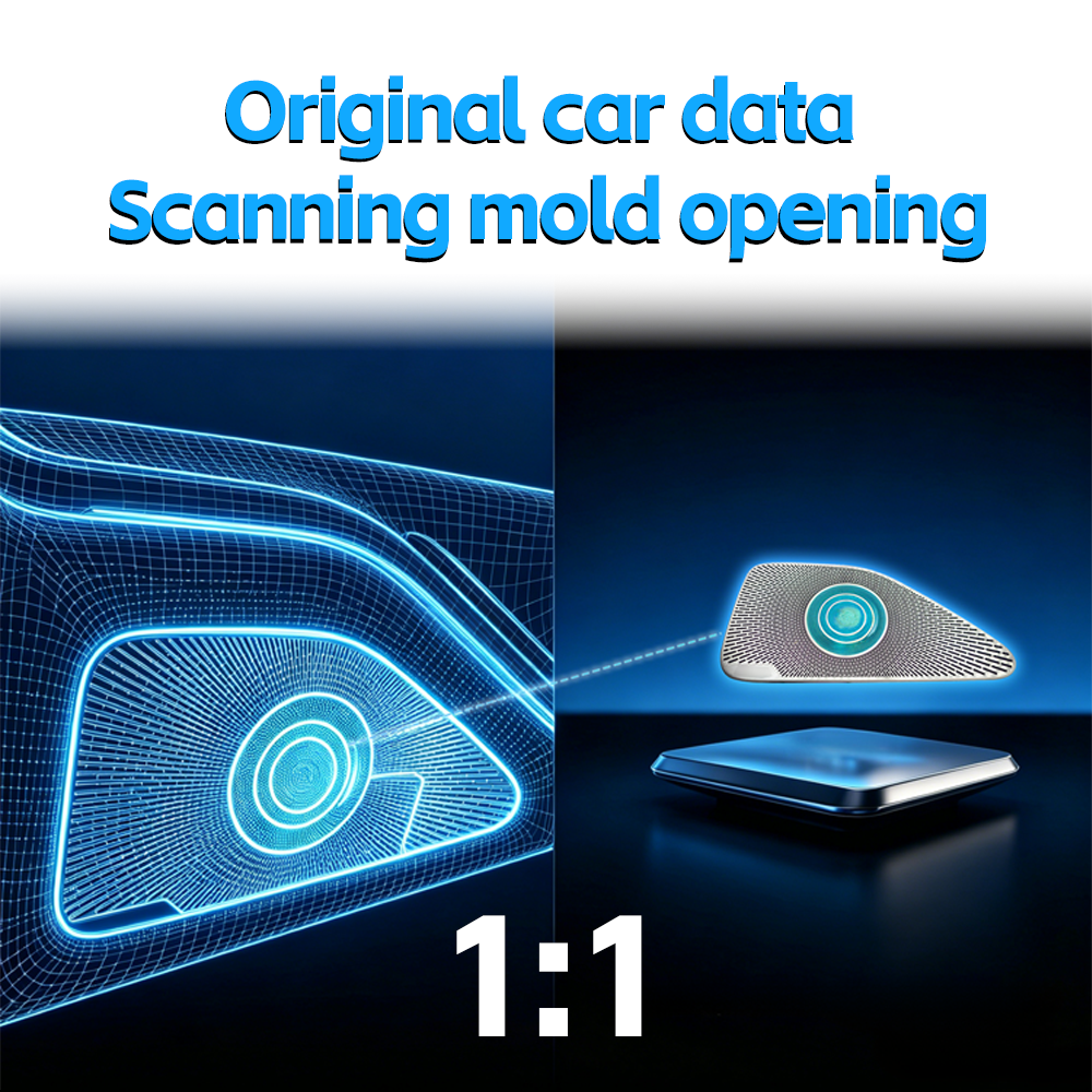 Mercedes S-class W223 Car Door Midrange Speaker Cover 64 Colors Audio Trim Glow Cover