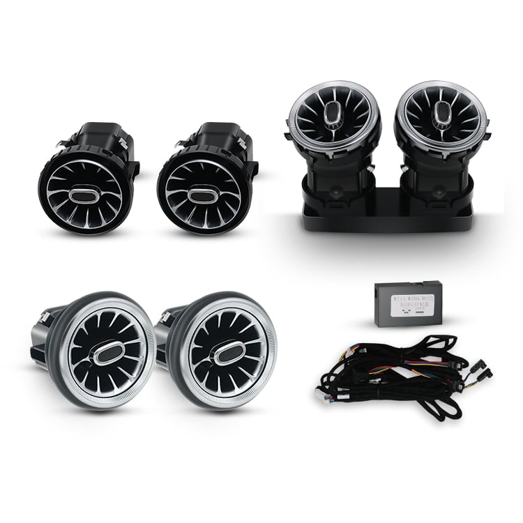 Mercedes-Benz G-class W464 G-wargon Car Dashboard Turbo AC Air Condition Vent 64 Colors Ambient Light