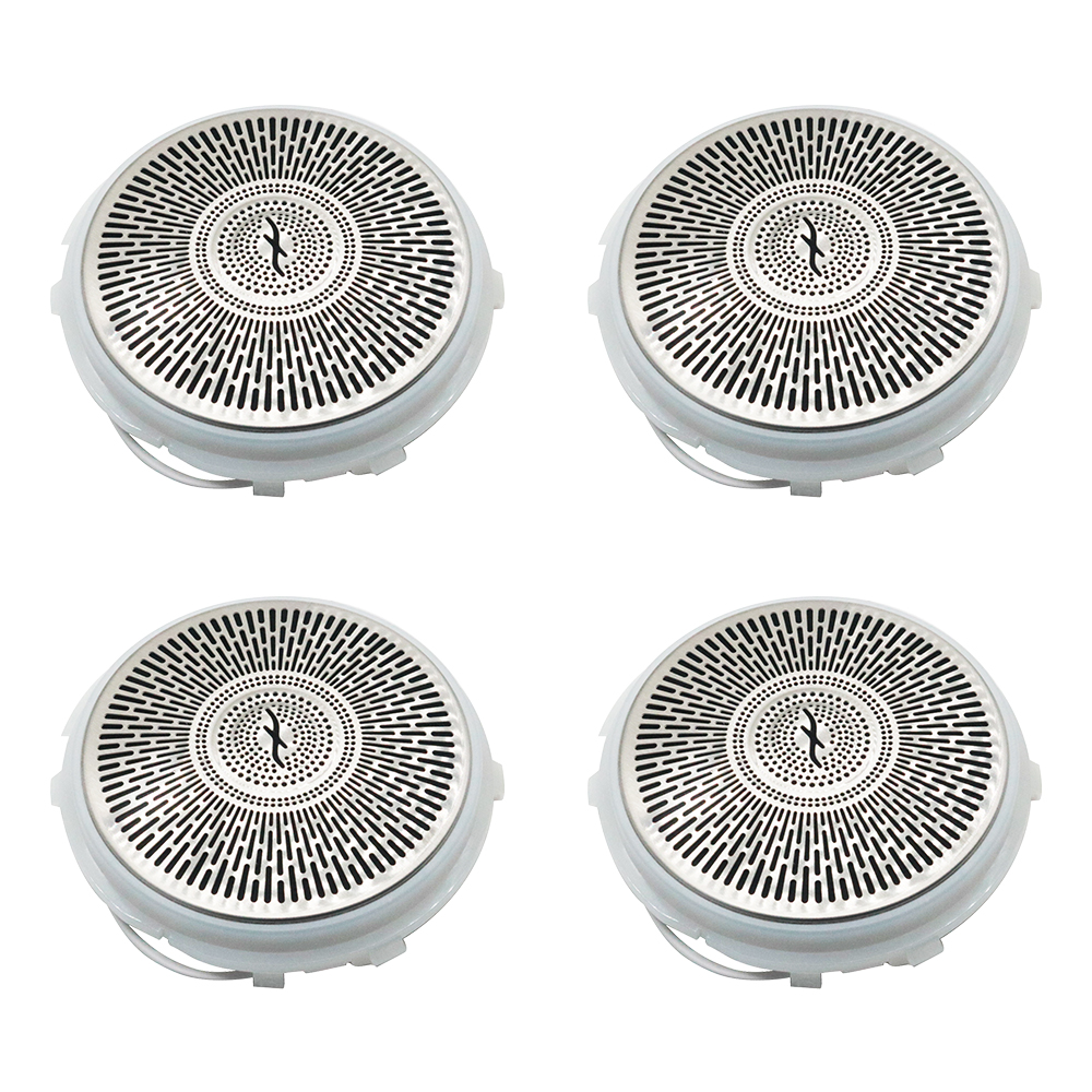 غطاء مكبر صوت مضيء بتصميم جديد لسيارة مرسيدس بنز الفئة E E-couple W213 C238 من Burmester مع إضاءة محيطية