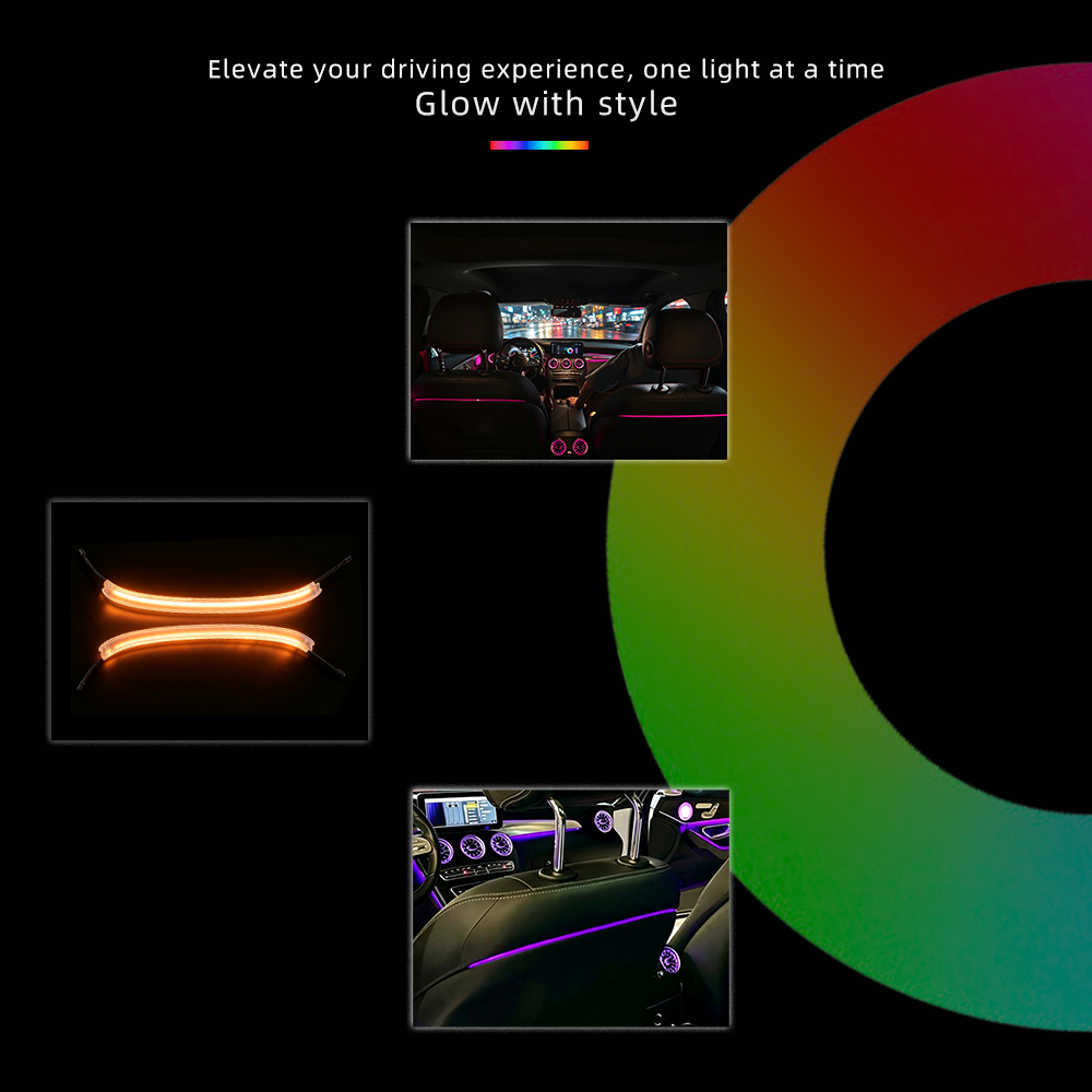 Mercedes-Benz GLC X253 High Quality Colorful LED Ambient Light Car Seat Back Atmosphere Light
