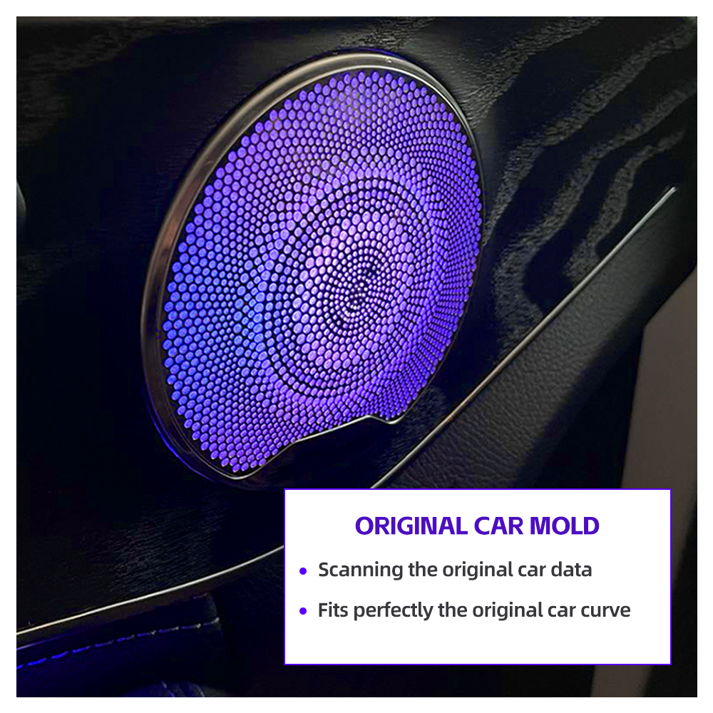 Mercedes-Benz W205 Burmester Speaker Cover 64 Colors Midrange Speaker Cover Ambient Light