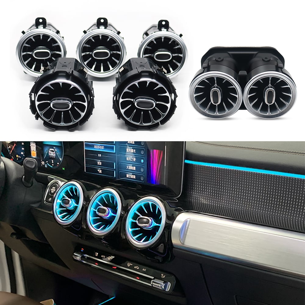 Mercedes-Benz GLB X247 Multicolor Ambient Light Kit Front Rear Air Vent Interior Decoration 64 Colors Light 