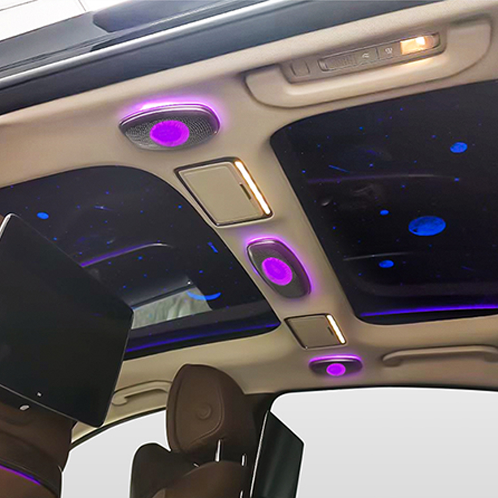 Mercedes GLE/GLS W167 64 Colors Car Ceiling Speaker Ambient Light Car Roof Light Speakers