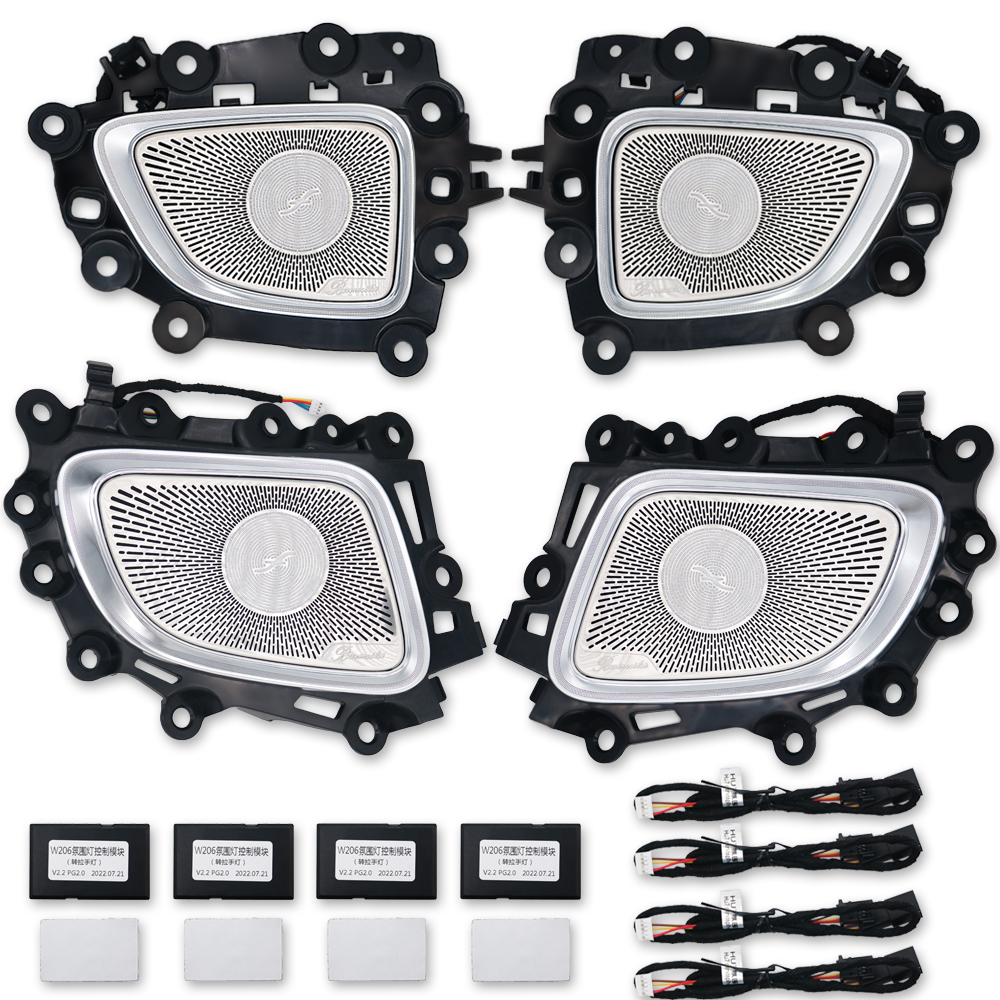 Mercedes-Benz New C-class W206 64 Colors Burmester Speaker Cover Ambient Light