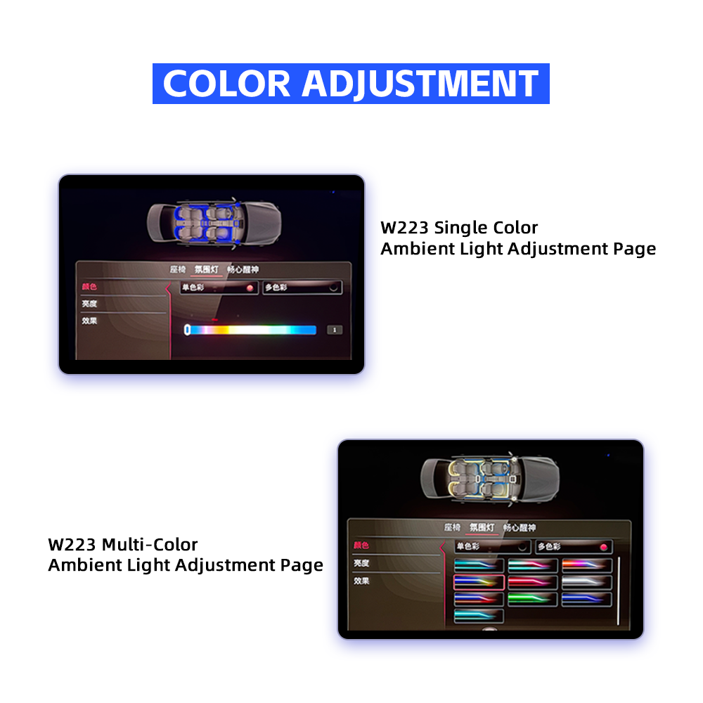 interior rear roof illuminated speaker 64 colors roof ceiling speakers ambient light-7