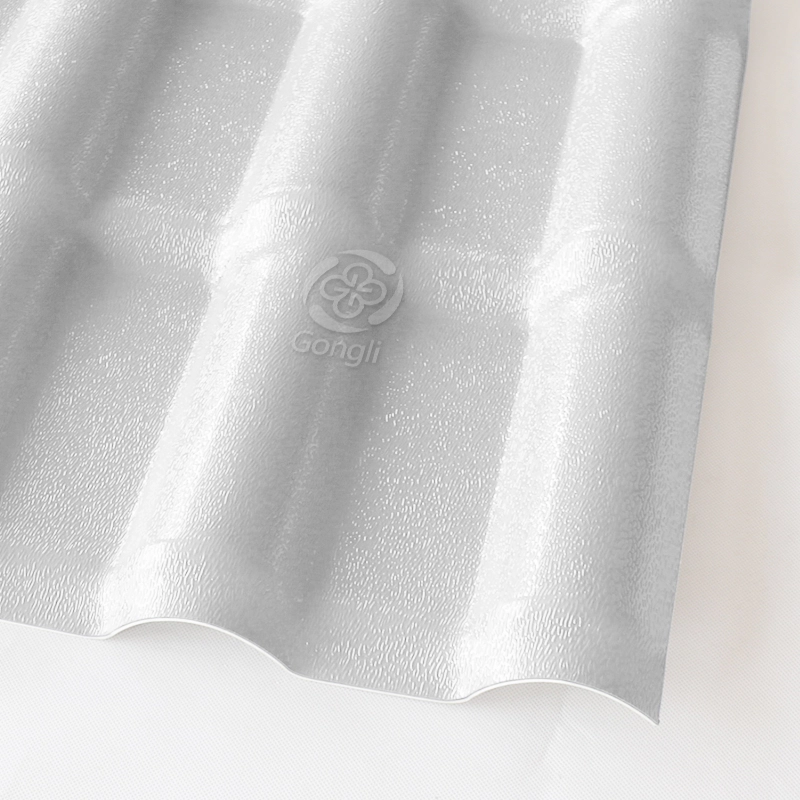 1050mm white ASA PVC composite resin spanish roof tile