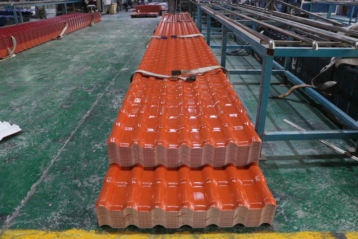 What are the unique features of ASA synthetic resin roof tiles?