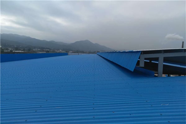 885mm Blue ASA PVC Heat Insulation Twinswall Hollow Sheets