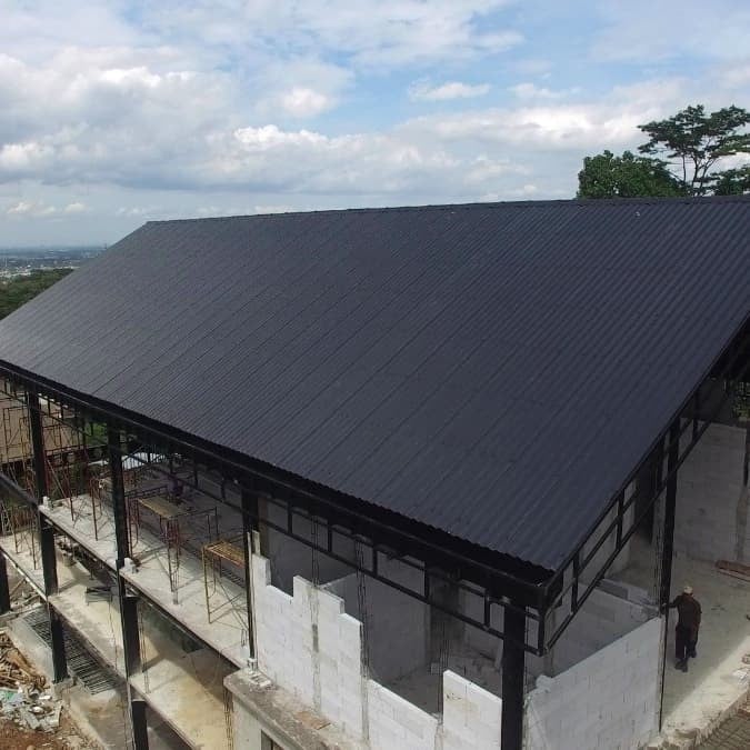885mm Černá UPVC Dvojstěnná prázdná deska