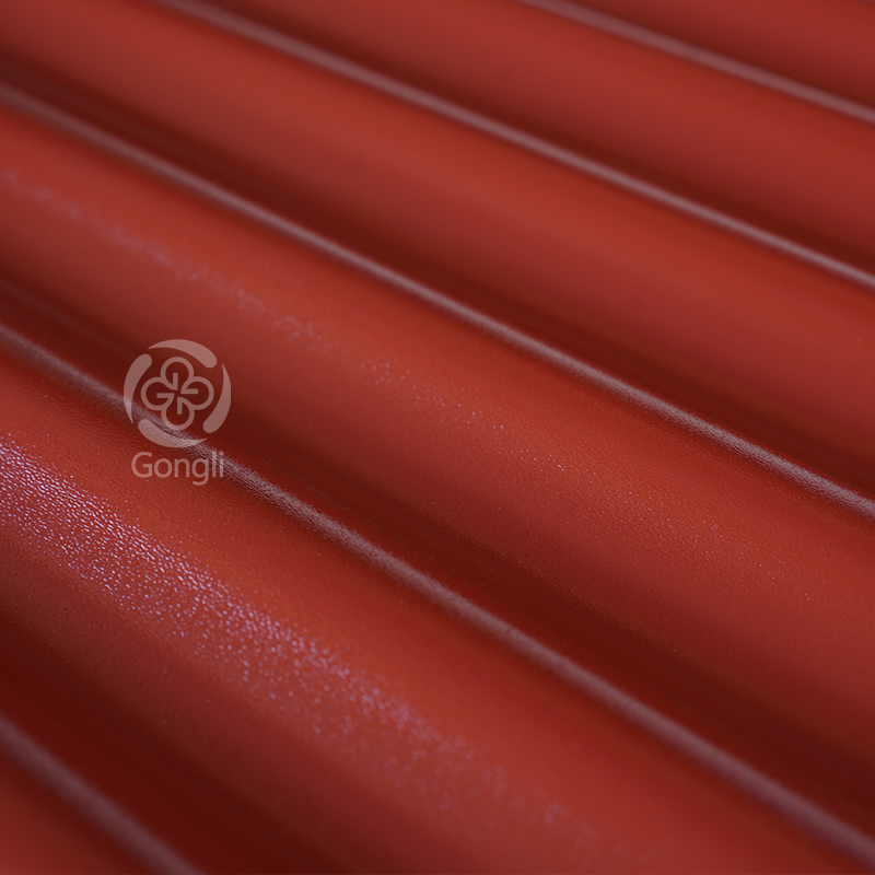 960mm Brick Red ASA PVC Heat Insulation Waterproof Corrugated Wave Roofing Sheets