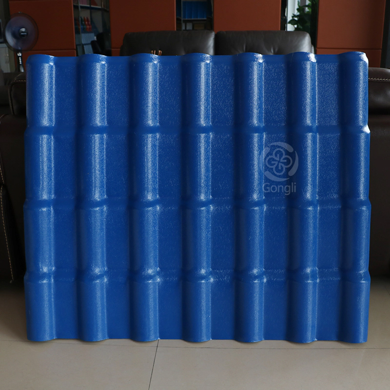 1050mm Blue ASA PVC Heat Insulation Plastic Roof Sheets