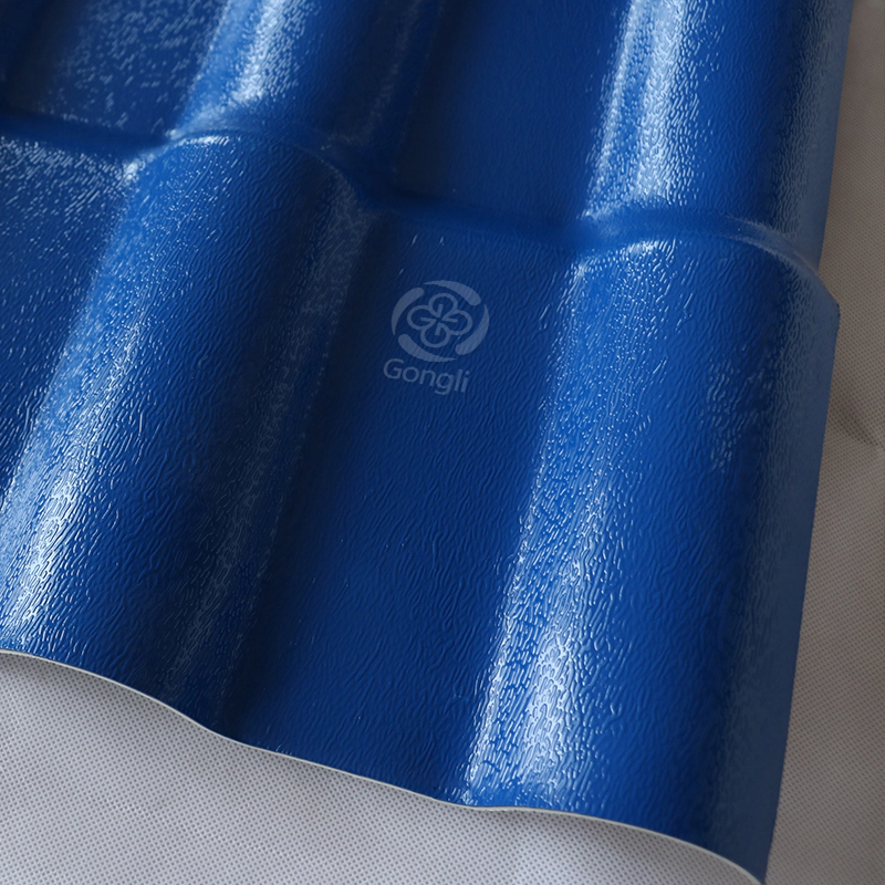 1050mm Blue ASA PVC Heat Insulation Plastic Roof Sheets