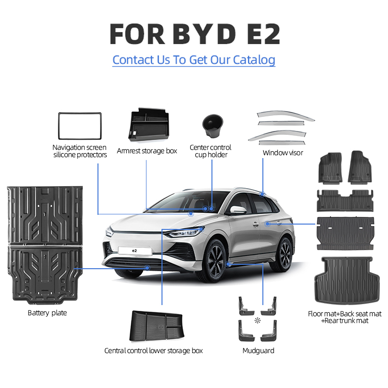 Stay Organized and Protected with BYD E2 Accessories