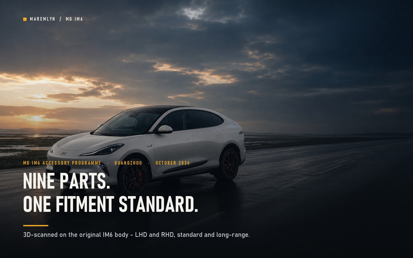 MG IM6 Accessories: Nine Parts Built on One Fitment Standard