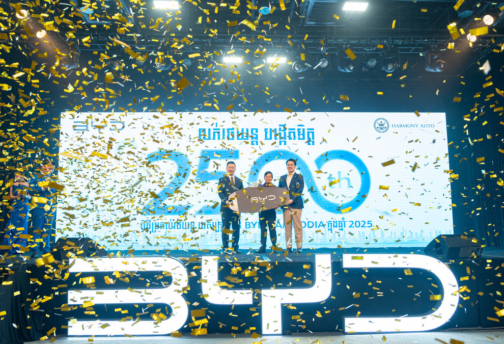 BYD Achieves Major Milestone in Cambodia with 2,500 Deliveries in 2025 and Expands Local Presence