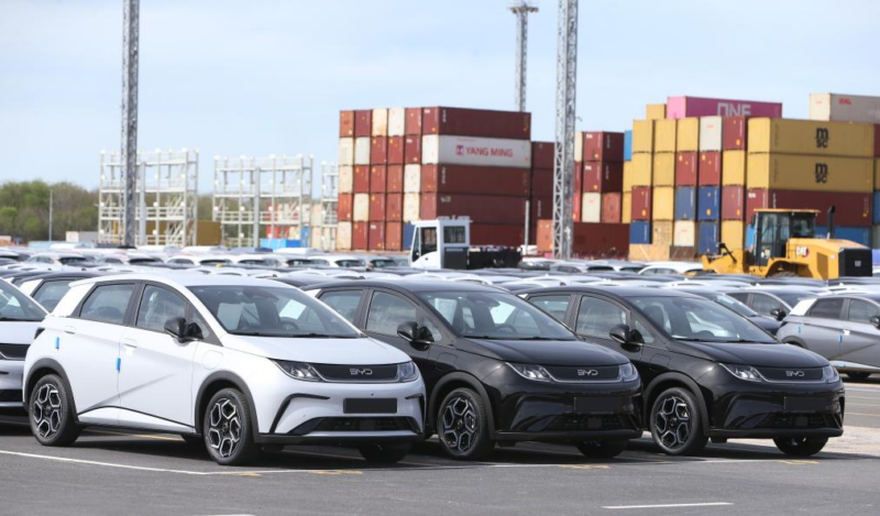 BYD ships Thai-made cars to Europe for the first time