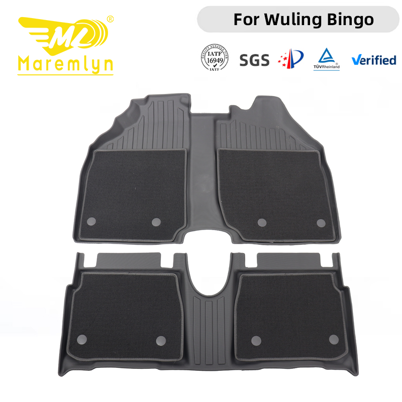 Maremlyn Wuling Bingo Çift Katmanlı Yer Paspasları – TPE Tüm Hava Koşullarına Uygun Astarlama