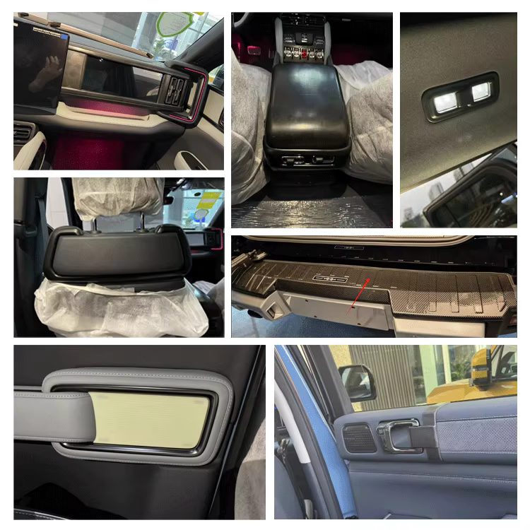 Maremlyn Accessories for BYD FangChengBao Leopard 5 Decoration Modified Carbon Fiber Pattern Car Interior Exterior Accessory details