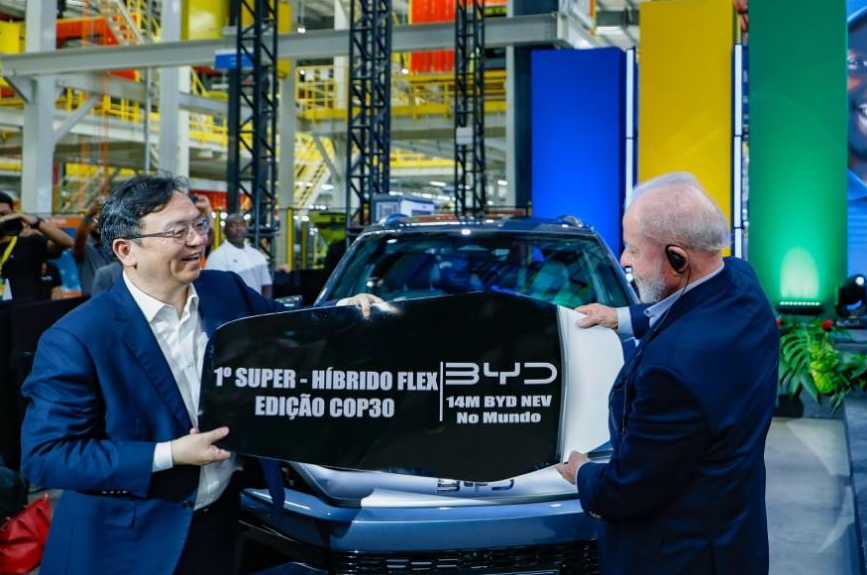 BYD Reaches 14 Million New Energy Vehicles Milestone at Brazilian Plant, President Lula Attends Ceremony