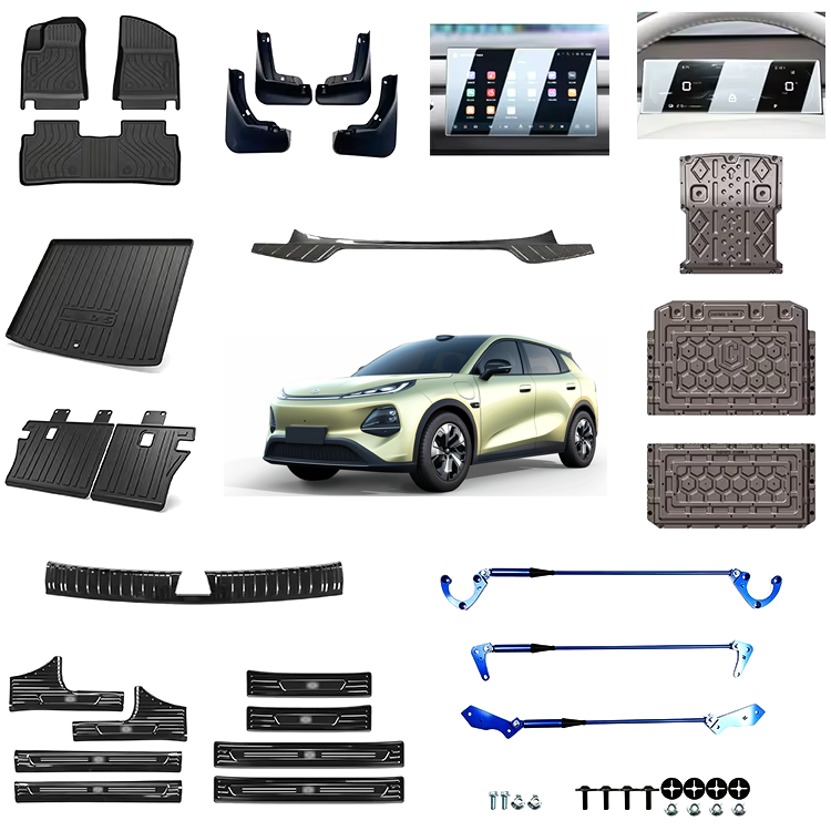 Maremlyn Car Accessories for Changan Nevo Q05 Interior Car Mat Door Sill Guard Rear Speaker Cover Mudguard Decoration Protection Spare