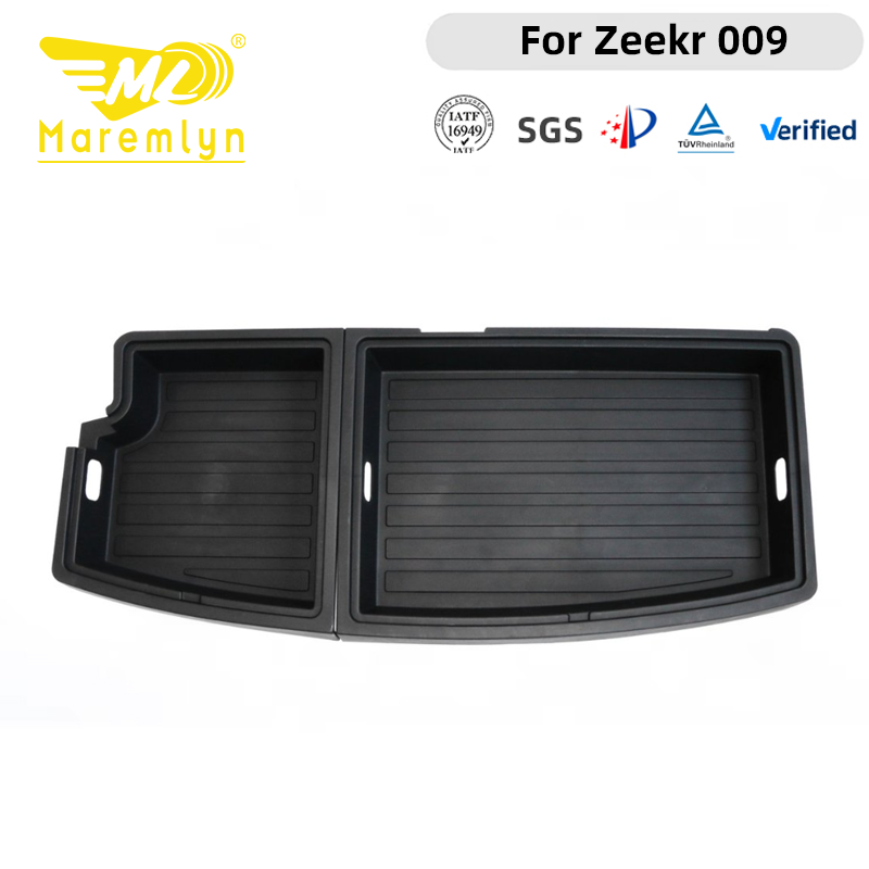 Maremlyn Rear Trunk Lower Storage Box for Zeekr 009, ABS Underfloor Cargo Organizer