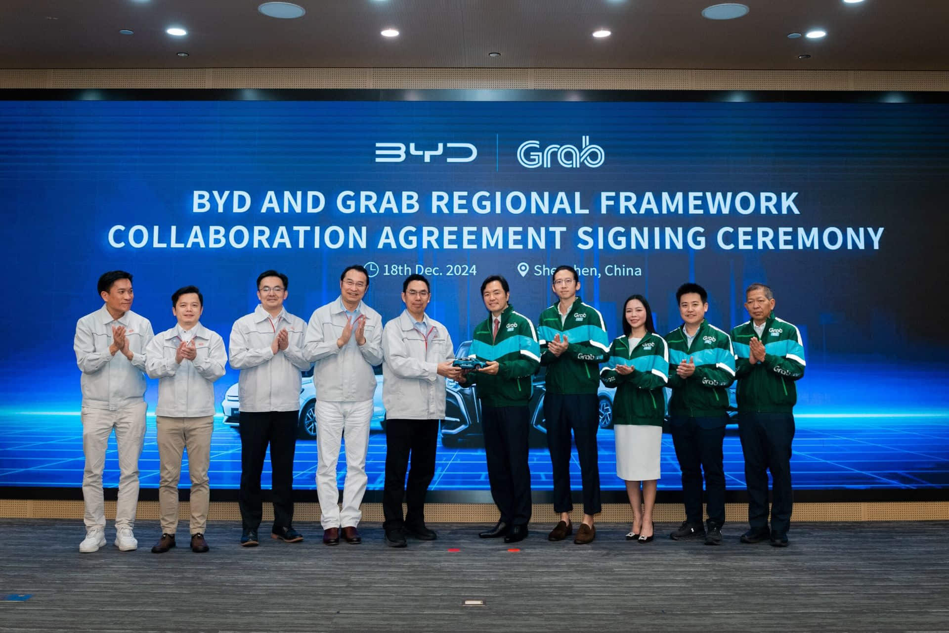 Grab and BYD Enter Strategic Partnership to Expand Electric Vehicle Fleet in Southeast Asia