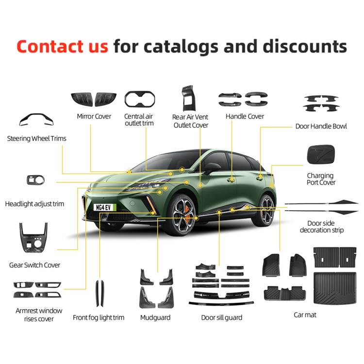 Stand out on the road with unique and customizable MG 4 accessories