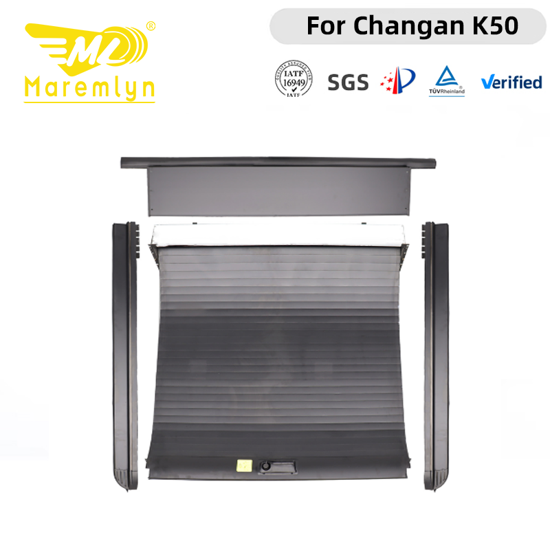 Maremlyn-aluminium-manuell rullgardinslucka för Changan Hunter K50 pick-up, utdrägbar baklucka