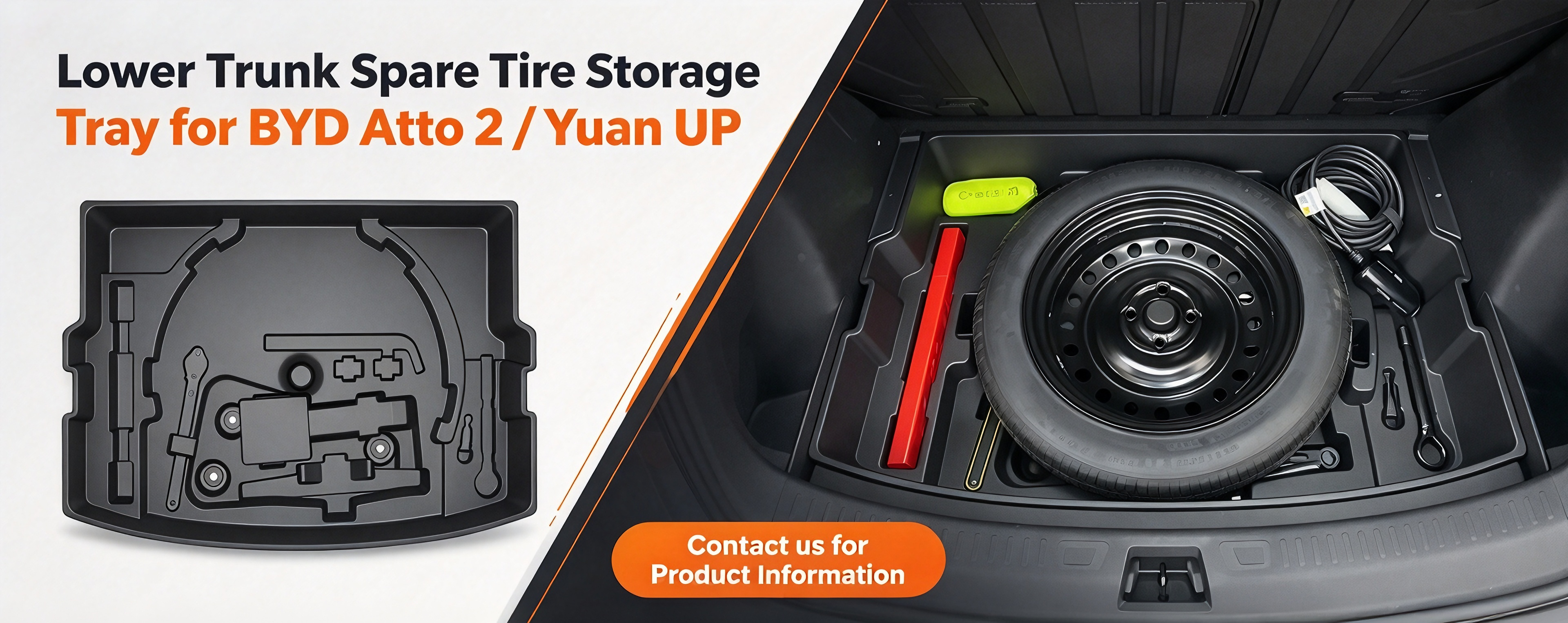 Maremlyn Rear Trunk Spare Tire Storage Box for BYD Atto 2 (Yuan UP): Fit, Features & Wholesale Guide
