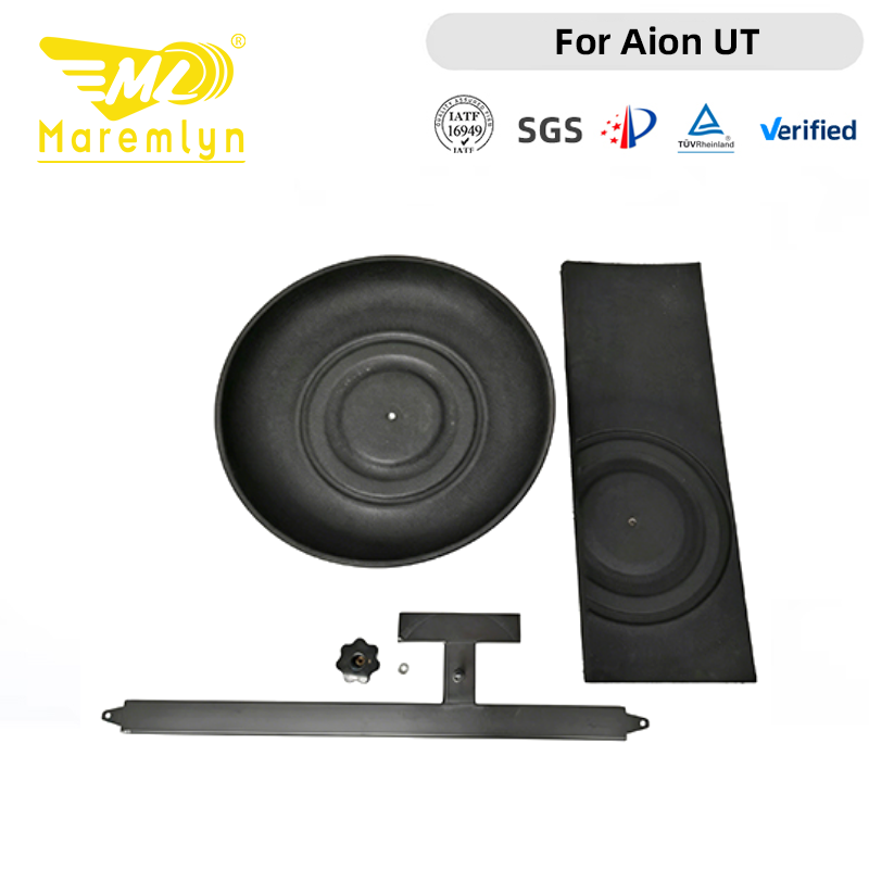 Bac de rangement pour roue de secours dans le coffre arrière Maremlyn Aion UT – en aluminium avec doublure en feutre