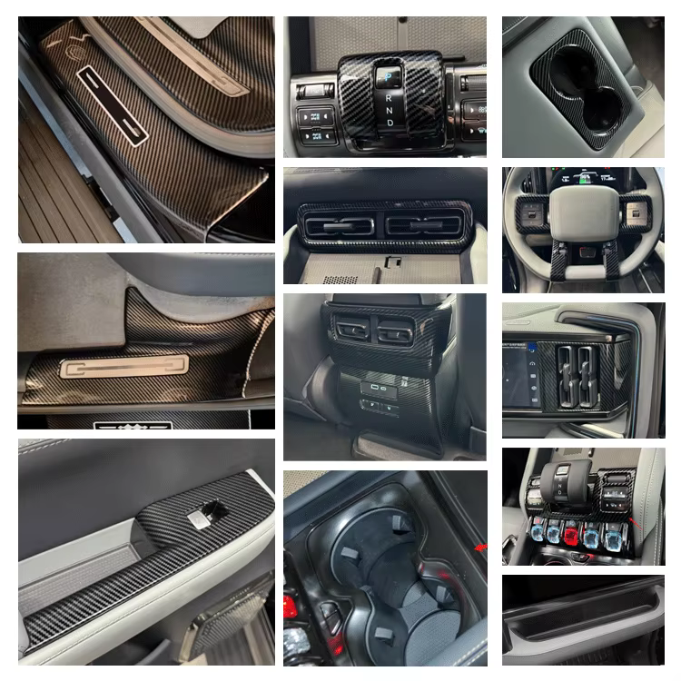 Maremlyn Accessories for BYD FangChengBao Leopard 5 Decoration Modified Carbon Fiber Pattern Car Interior Exterior Accessory factory