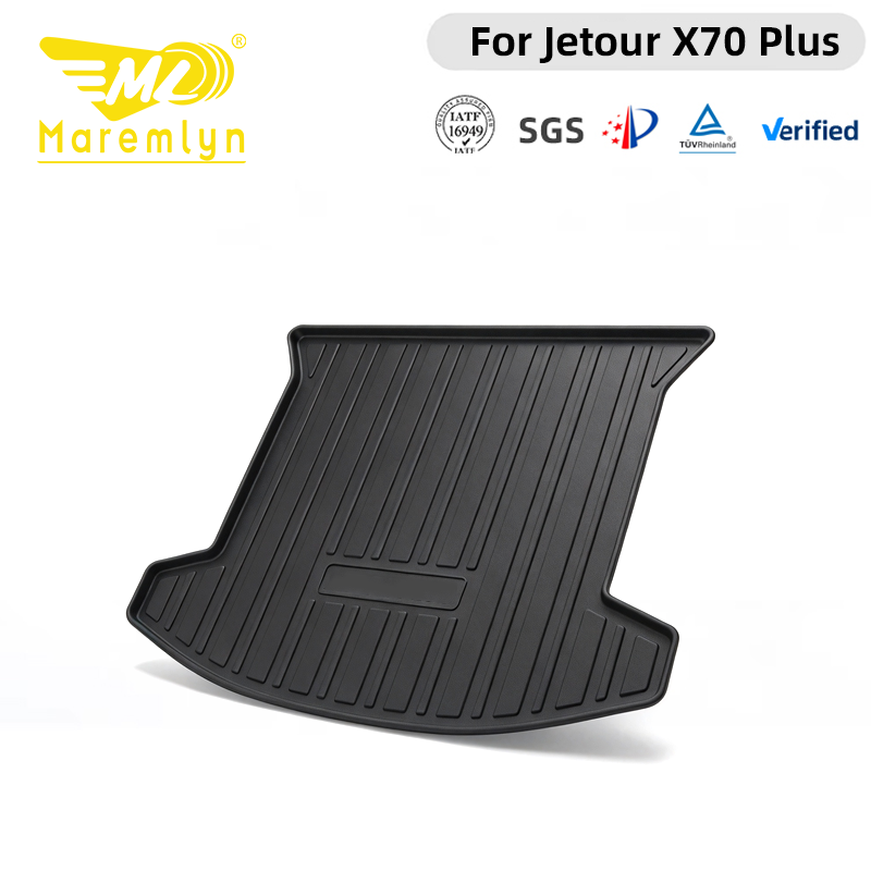 Maremlyn TPE Rear Trunk Mat for Jetour X70 Plus Custom Fit Waterproof Cargo Liner Boot Mat