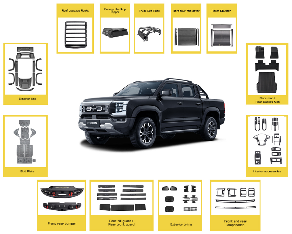 BYD Pickup Shark 6: Journey with the Strong, Unlock New Horizons of Pickups