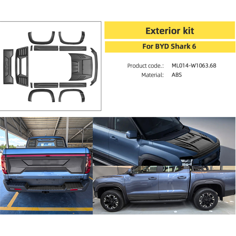 Stand Out on the Road with our Exclusive BYD Shark 6 Exterior Ki