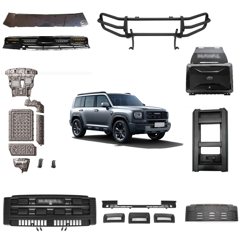 Maremlyn Haval V7 Off-Road Accessories Bundle Roof Rack Ladder Roof Lights Bull Bar Spare Tire Cover Body Kit Roof Basket